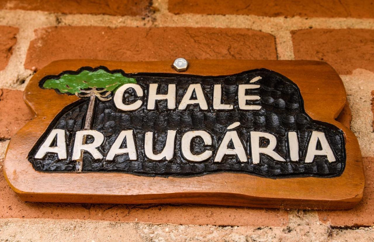 Chales Araucaria E Manaca เซาเบนโตโดซาปูไค ภายนอก รูปภาพ
